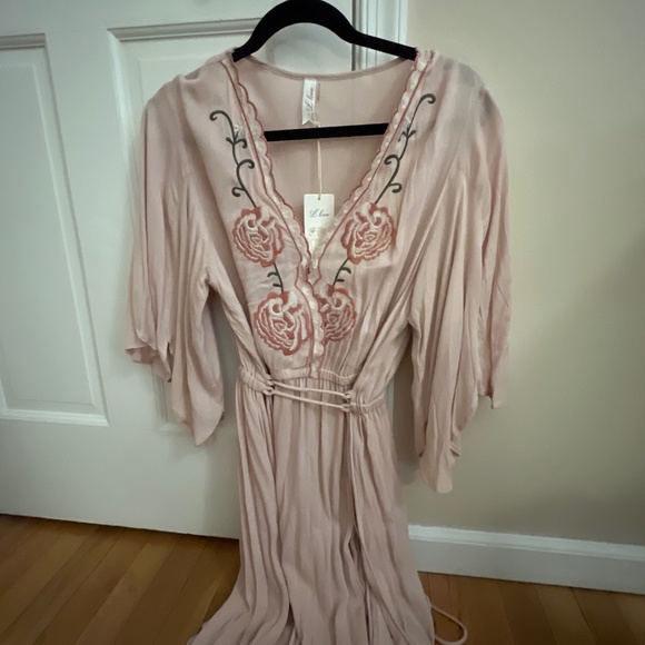 BOHO LOVE dress orange/pink